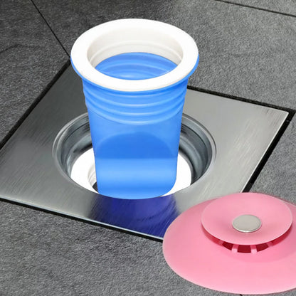 Silicone Floor Drain Anti Odor Sink Floor Drain Backflow Preventer Trap for Pipes Tubes in Toilet Bathroom Kitchen