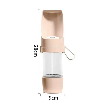Dog Travel Water Bottle 2 In 1 Pwater Bottle For Dogs Leak-Proof Dog Travel Accessories Outdoor Water Cup Travel Pet Supplies