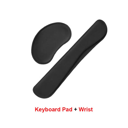 Mouse Pad Memory Foam Mouse Mat Keyboard MousePad Set Ergonomic Wrist Pad Mice Mat ,For Office Computer Laptop moise pad