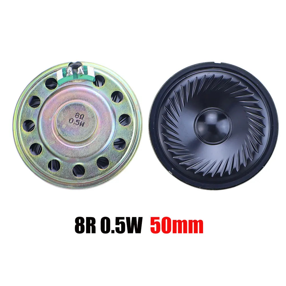 2PCS 8R 32R 0.5W 1W 2W Mini Speaker 8 Ohm 32 Ohm Loud Speaker Diameter 20mm 23mm 26mm 28mm 30mm 32mm 36mm 40mm 45mm Loudspeaker