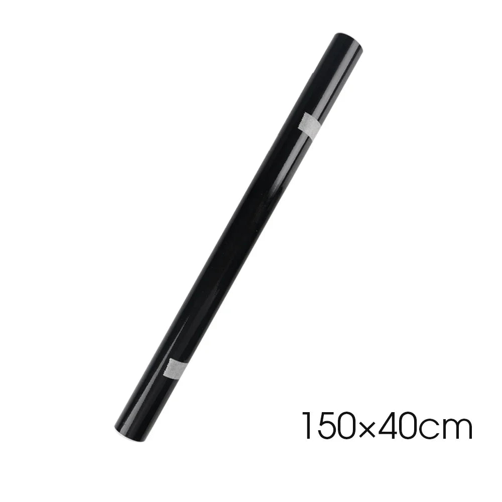 Gloss black car body film vinyl wrap decals self adhesive sticker motorcycles bike auto skin color changing films 150*50cm