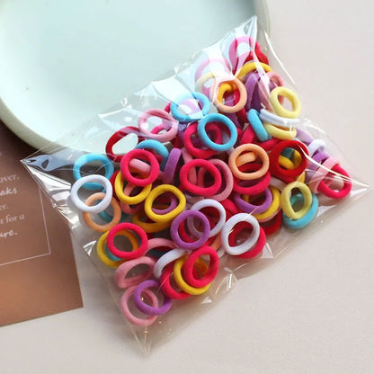 2pc Pet Supplies 100pcs/set Elastic Pet Hair Band Dog Grooming Accessories Bow with Hair Bands for Dogs Headwear Puppy Cat Bow