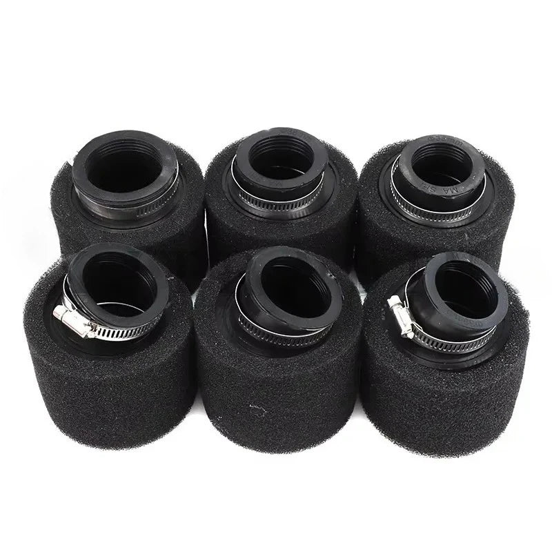 Foam Air Filter 35mm 38mm 42mm 45mm 48mm 50mm 60mm Sponge Cleaner Moped Scooter Dirt Pit Bike Motorcycle Black and Red