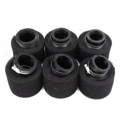 Foam Air Filter 35mm 38mm 42mm 45mm 48mm 50mm 60mm Sponge Cleaner Moped Scooter Dirt Pit Bike Motorcycle Black and Red