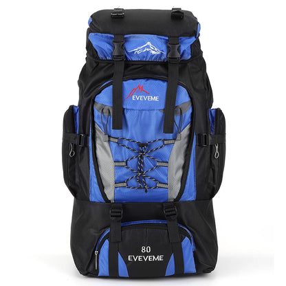 80L Waterproof Hiking Camping Backpack Trekking Bag Rucksack Large Capacity Travel Backpack Men Outdoor Sport Mountaineering Bag
