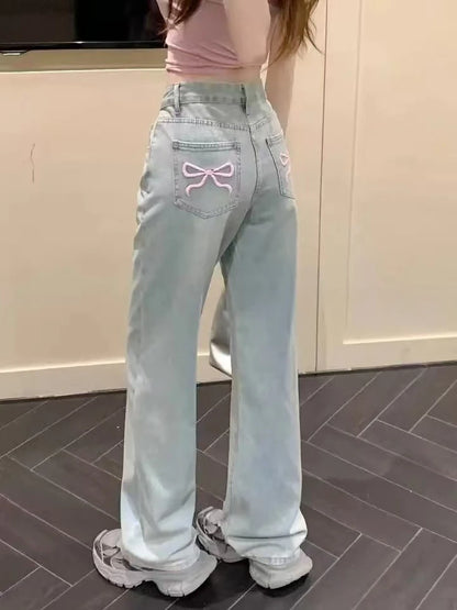 2000s American Vintage Pants Women Casual Y2k Thin Sportwear Y2k Clothing Retro Trouser Casual Chic Retro Harajuku Jeans Female