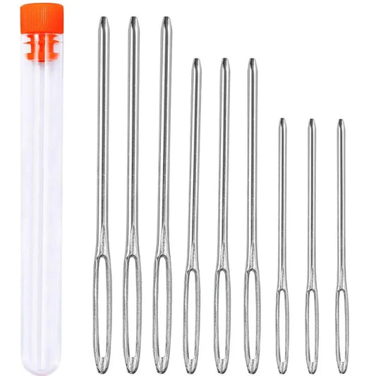 9/23/32 Piece Sewing Needles Set Large Eye Needles Leather Sewing Needles Set for Hand Sewing Leather Crafts