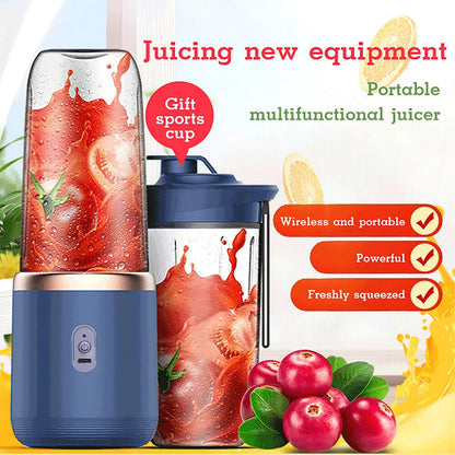 400ml Electric Juice Maker Portable Blender Smoothie Mini Juicer Fruit Machine