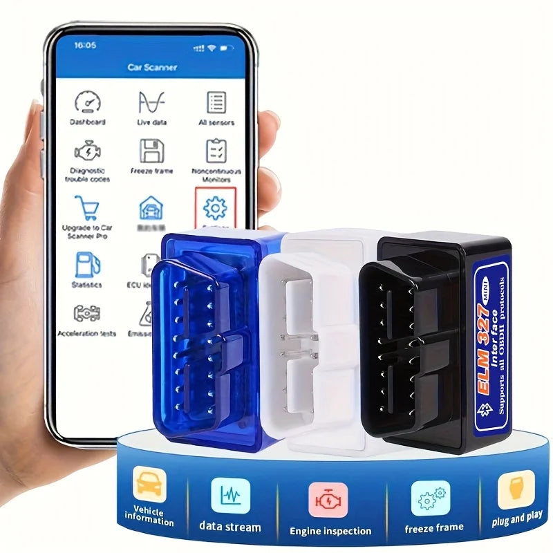 Car Code Scanner, Compact Scanner, Portable Device, Sturdy and Durable, Precision Tool, Diagnostic Equipment, Vehicle Owners, Auto Mechanics