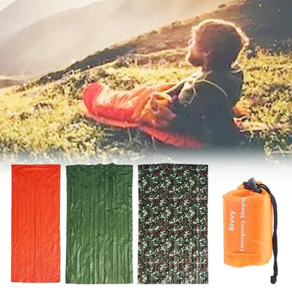 Outdoor Bivvy Windproof Thermal Blanket Sleeping Bags Emergency Sleeping Bag Survival Sleeping Bag Survival Blanket Bags
