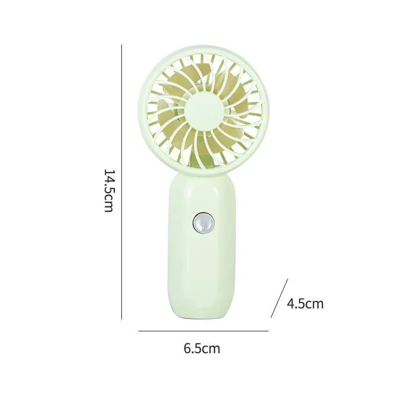 Portable Fan Creative Small Fan Pocket Hand-held Fan Lightweight Adjustable Cute Handheld Outdoor Fan Air Cooler Students Gift