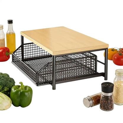 Kitchen Rack Vertical 2-Tier Organizer Rack Household Organizer Shelves for Pantry Kitchen Bathroom Garage Shower Bar Apartment