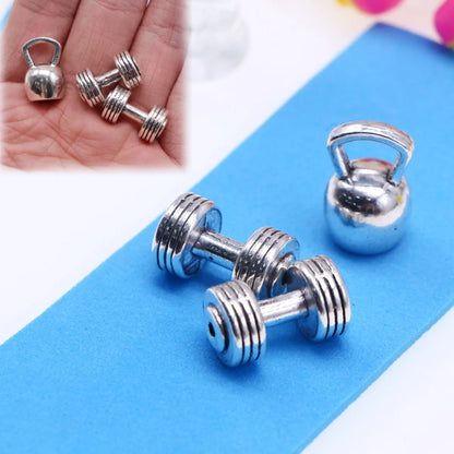Dollhouse Mini Sports Equipment Model BJD Doll Miniature Gym Scene Decor Accessories Simulation Alloy Dumbbell Mini Yoga Mat
