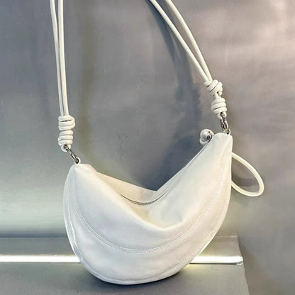 High End Casual Versatile One Shoulder Crossbody Soft Leather Crescent Underarm Bag Crossbody Bags for Women Handbags for Women