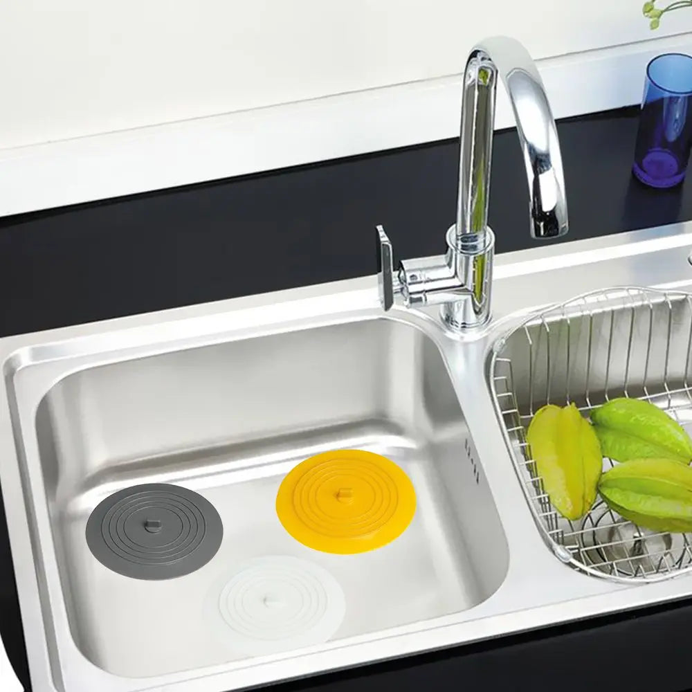 15cm Durable Useful Washroom Kitchen Leakage-proof Round Drain Cover Water Sink Plug Sewer Bathtub Stopper