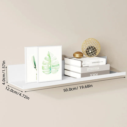 Floating Bathroom Shelves Without Drilling Storage Wall Rack Home Organizer Ledge Hardwares Cabinet Kitchen Toilet Accessories