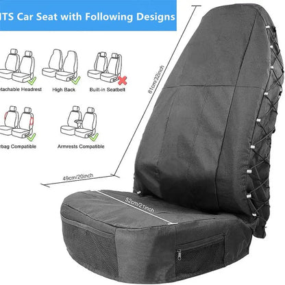 Car Seat Cover Universal Car Seat Storage Cover Oxford Cloth Dustproof Polyester Car Seat Cover Car Storage Seat Cover