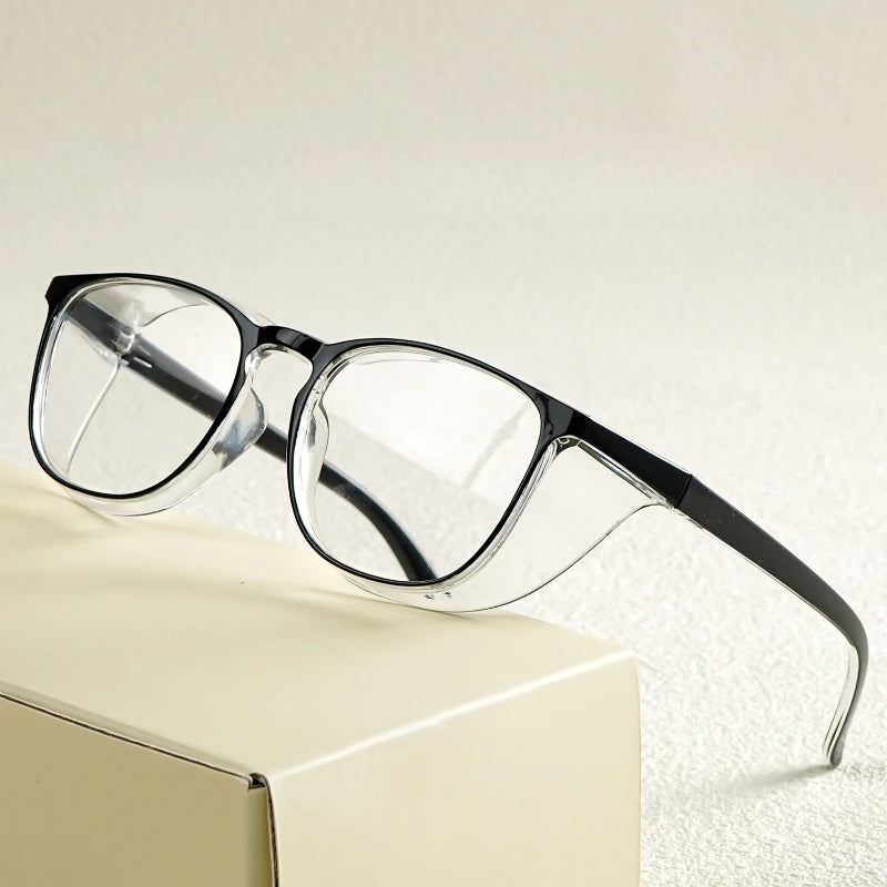 Protective Eyewear Anti Blue Light Anti Dust Fashion Comfortable Goggles Full Surround Safety Glasses with Side Shields Eye