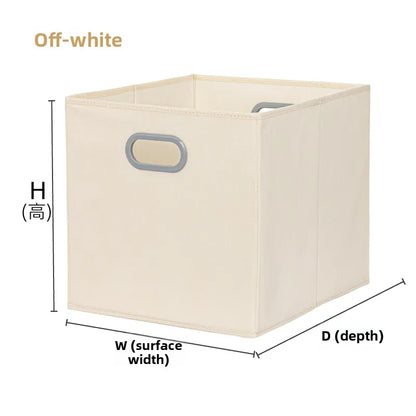 Square id Storage Box Home Dormi Staable Storage Bin Bookcase Storage Box Toy Miscellaneous Item Organizer Basket