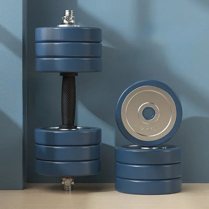 Dumbbell Household Rust Prevention Youth Barbell Household Men's Full Set of Dual-use Combination Fitness Equipment