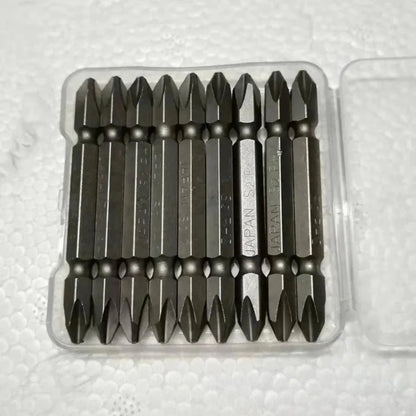 Screwdriver Bits Set 65mm PH2 Anti-slip with Magnetic 1/4" Hex Shank Fits Hand Electric Drill Driver Hand Tools