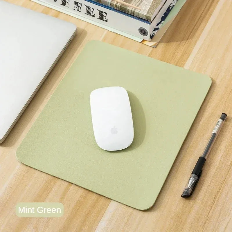 2026 New Small PU mouse pad Non-Slip Gaming Desktop Mouse Pad Waterproof Anti-Scratch Easy To Clean Mat For PC Laptop Desktop