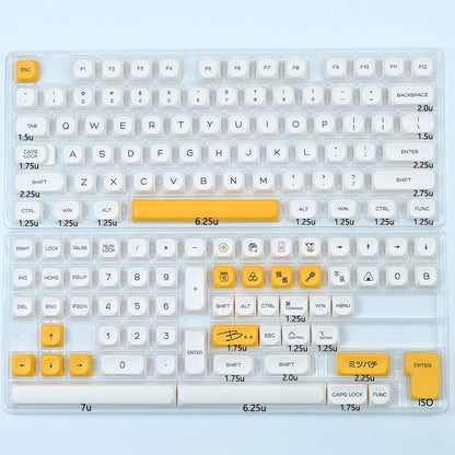 KBDiy 143 Keys/Set Russian Japanese Korean Matcha Keycap Green KOA PBT Keycaps for Mechanical Keyboard Caps for GMK67 GMK64 61