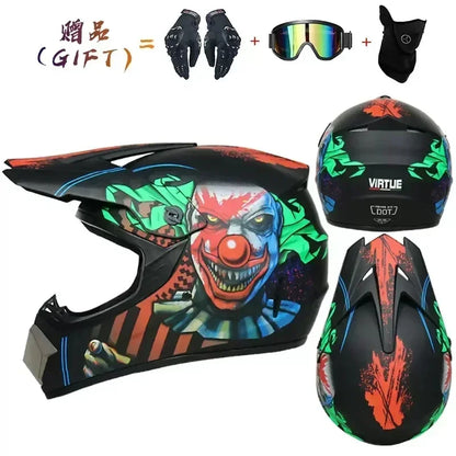 Motorcycle Helmet Full Face Racing Off Road Cross Motorcross Capacete Motocross Cascos Para Motos Mountain Downhill Bicycle DOT