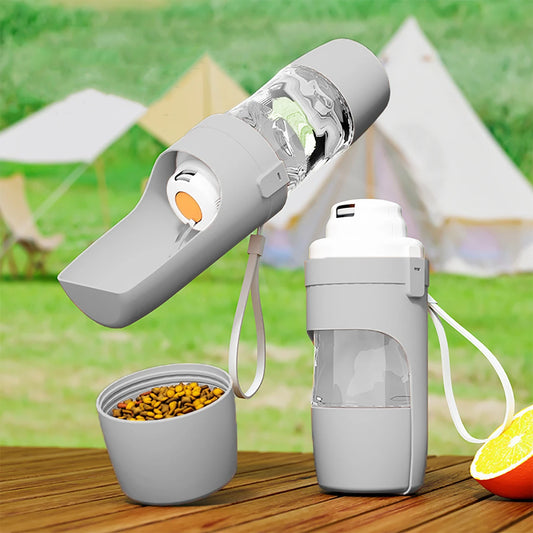 Dog Travel Water Bottle 2 In 1 Pwater Bottle For Dogs Leak-Proof Dog Travel Accessories Outdoor Water Cup Travel Pet Supplies