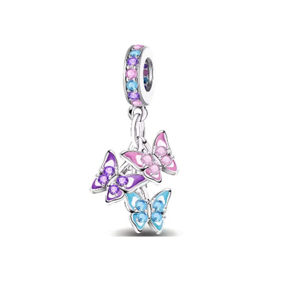 Blue Ocean Turtle Octopus Ship Talisman 925 Silver Beads, Suitable for Original Bracelets DIY Jewelry Women's Accessories Gifts