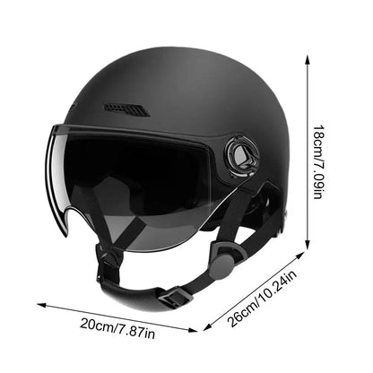 Vintage Motorcycle Classic Helmet Retro Scooter Half Helmet Men Women Safe Cycling Helmet Road Bike Bicycle Head Protection