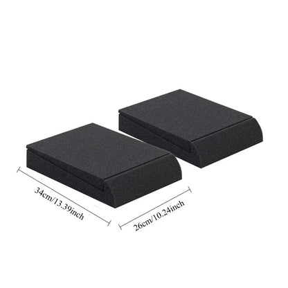 Speaker Sponge Shock Absorbing Pad Desktop Monitor Desktop Speaker Sponge Shock Absorbing Pad Shockproof Sponge Pad Anti-slip