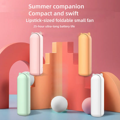 Portable Mini Handheld Fan Small Pocket Fan USB Rechargeable Battery Fan Folding Cooling Hand Fan Mini USB Fan with Power Bank