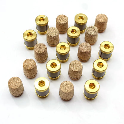 1/5/10/20/50pcs Danfoss Fuel Injector Filter, Copper Particle Filter Element, Stainless Steel Alloy Filter
