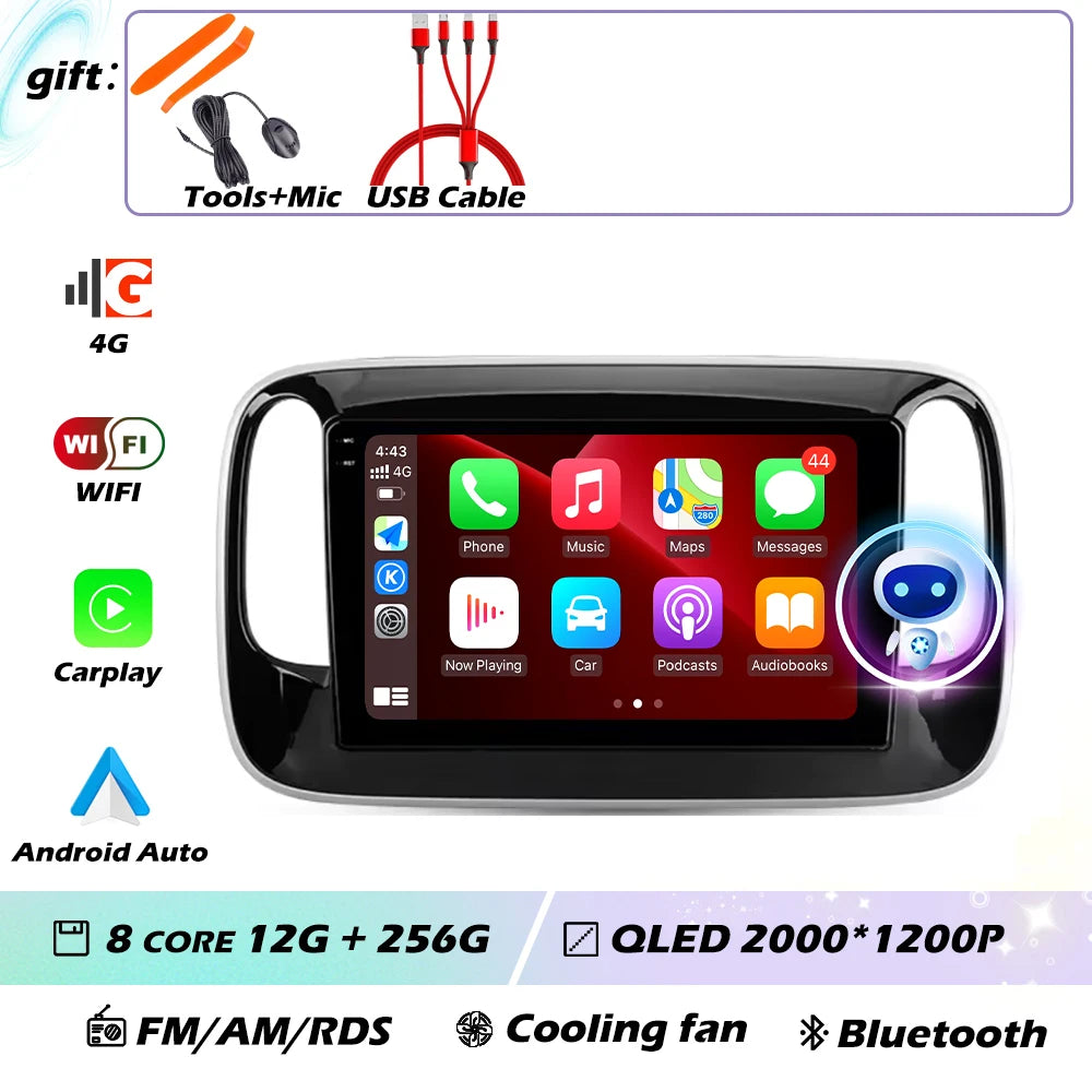 Car Radio Carplay For GAC Trumpchi GS3 GE3 2017-2021 Navigation GPS Android Auto Player Screen 4G Wifi No 2din DvD