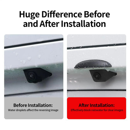 Car Rear Camera Rain Cover Auto Camera Protective Shield Trunk Camera Rain Covering for Rainy Days Winter Scooters Van Truck
