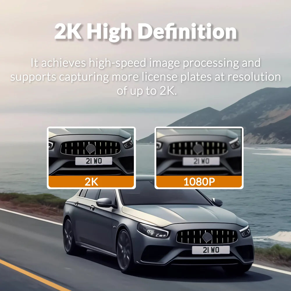Dash Cam 2K For Car DVR WiFi Dash Camera Vehicle DVR Recorder HD Video Recorder Web App Control