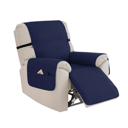 1PC Water Repellent Recliner Chair Cover Armchairs Slipcover Sofa Couch with Adjustable Elastic Strap Furniture Protector