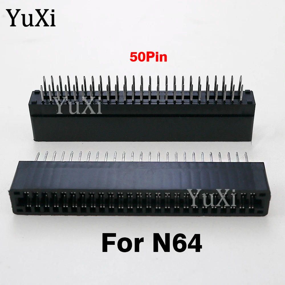 1Pc Game Card Slot For SFC SNES FC Console Connector 64Pin 60Pin 62Pin 50Pin Game Cartridge Slot 2.5mm Interval For N64