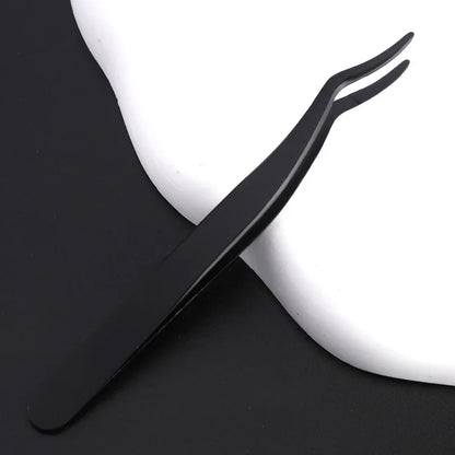 Beauty Tools False Eyelash Aids Eyelash Curler Stainless Steel False Eyelash  Tweezers  eyelash tweezers   makeup tools
