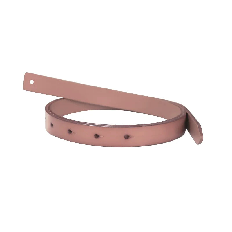 Women Detachable Running Bunny Alloy Buckled Free Collocation Genuine Leather Belt