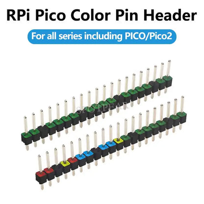 Colorful GPIO Pins Raspberry Pi Pico Colorful GPIO Pins Header Also For Pico2/Pico2W RP2350 Development Board