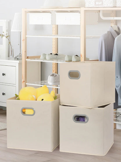 Square id Storage Box Home Dormi Staable Storage Bin Bookcase Storage Box Toy Miscellaneous Item Organizer Basket