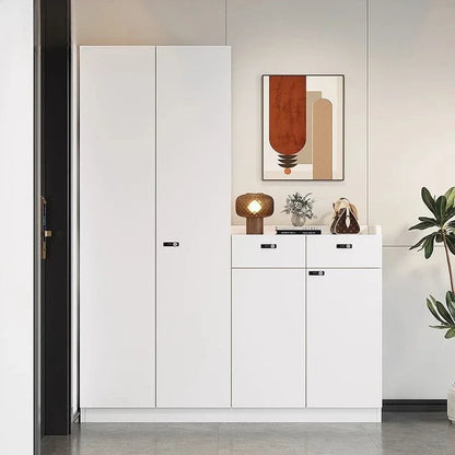 Shoe Storage Cabinet Wood Entryway Storage Store Organizer Display Rack Shelves Retail Display Rack Shelves for Retail Store
