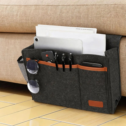 Hanging Bedside Bag, Under Mattress Storage Organizer, Bedside Pockets, Thick
