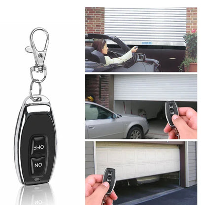 433Mhz 10A Relay Receiver and 2CH Transmitter Remote Control DC 12V 1CH RF Wireless Switch For Door Electromagnetic Lock
