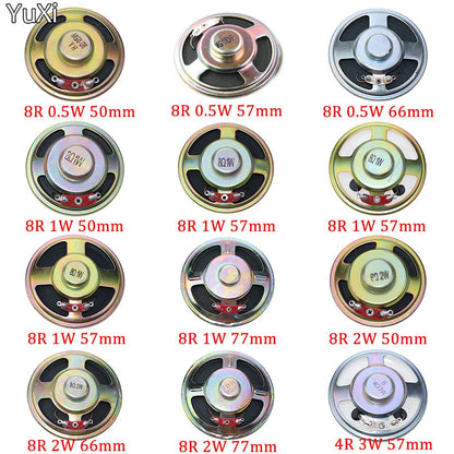 Waterproof Speaker 4 ohm 8 Ohms 0.5/1/2/3 Watt 0.5W 1W 2W 3W 4R 8R Diameter 40mm 45mm 50MM 57MM 66MM 77MM 5/6.6CM LoudSpeaker