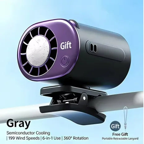 Portable Semiconductor Air Cooler, Umbrella Hanging Clip Fan, Handheld Mini Desktop Fan, High-Speed Electric Fan, Car Mounted