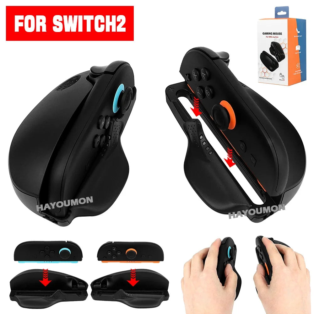 Gaming Mouse Controller for Switch 2 Joycons Grip Easier Control & Portability,2 Pcs Mini Mouse Grip for Switch 2 Dropshipping