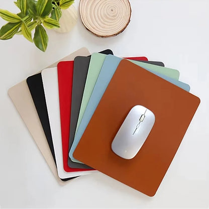 Universal PU Mouse Pad Gaming Desktop Non-Slip Mouse Pad Waterproof Anti-Scratch Mat For Home Office Laptop Desktop Accessories
